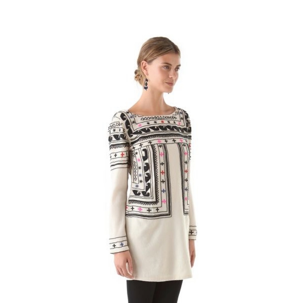 Free People - Beaded Wool Tunic